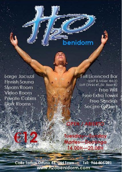 H2O Sauna — gay sauna in Benidorm, Spain